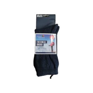 Heat Trendz Thermal Socks Men's 1 Pair 10-13 Shoe Size 6-12‎ Black New